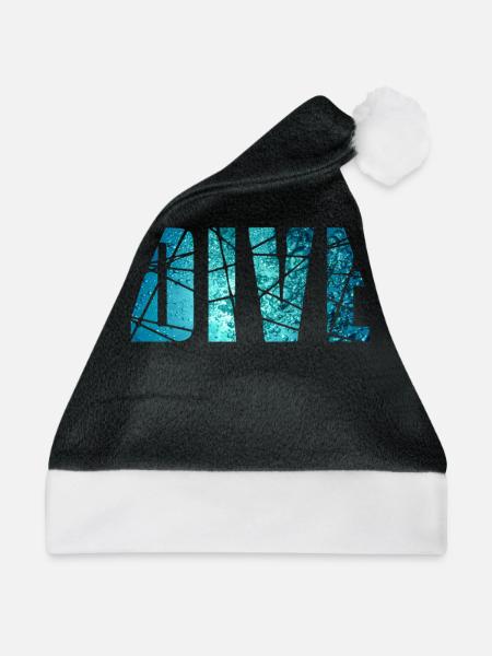 DIVE - Weihnachtsmütze - Schwarz/Weiß