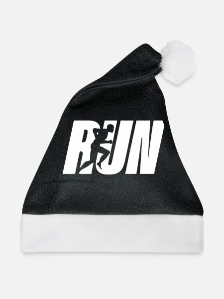 Laufen - Weihnachtsmütze - Schwarz/Weiß