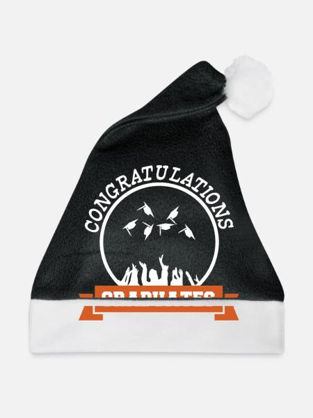 Graduates - Absolventen - Weihnachtsmütze - Schwarz/Weiß