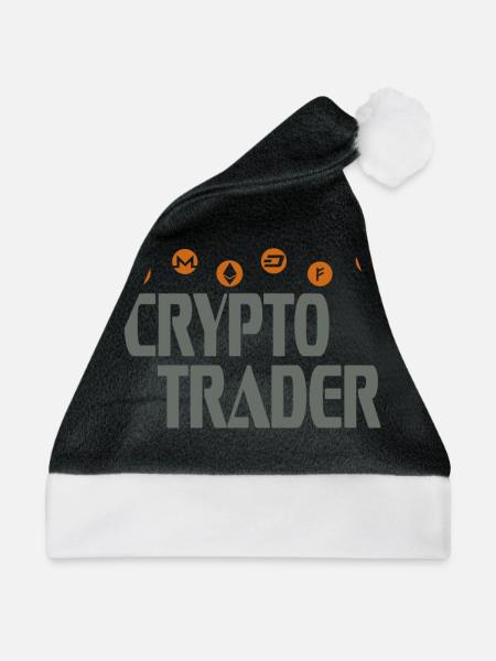 Crypto trader - Weihnachtsmütze - Schwarz/Weiß