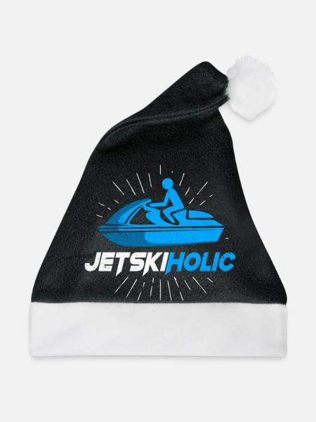 Jetski - Weihnachtsmütze - Schwarz/Weiß