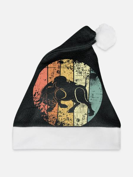 Bulle - Weihnachtsmütze - Schwarz/Weiß - Vorne