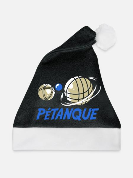 Pétanque Bocce Raffa Boule Sport Ball Petanque - Weihnachtsmütze - Schwarz/Weiß