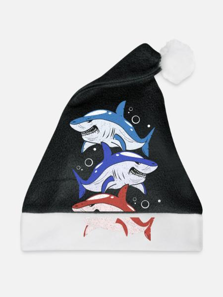 Hai - Weihnachtsmütze - Schwarz/Weiß