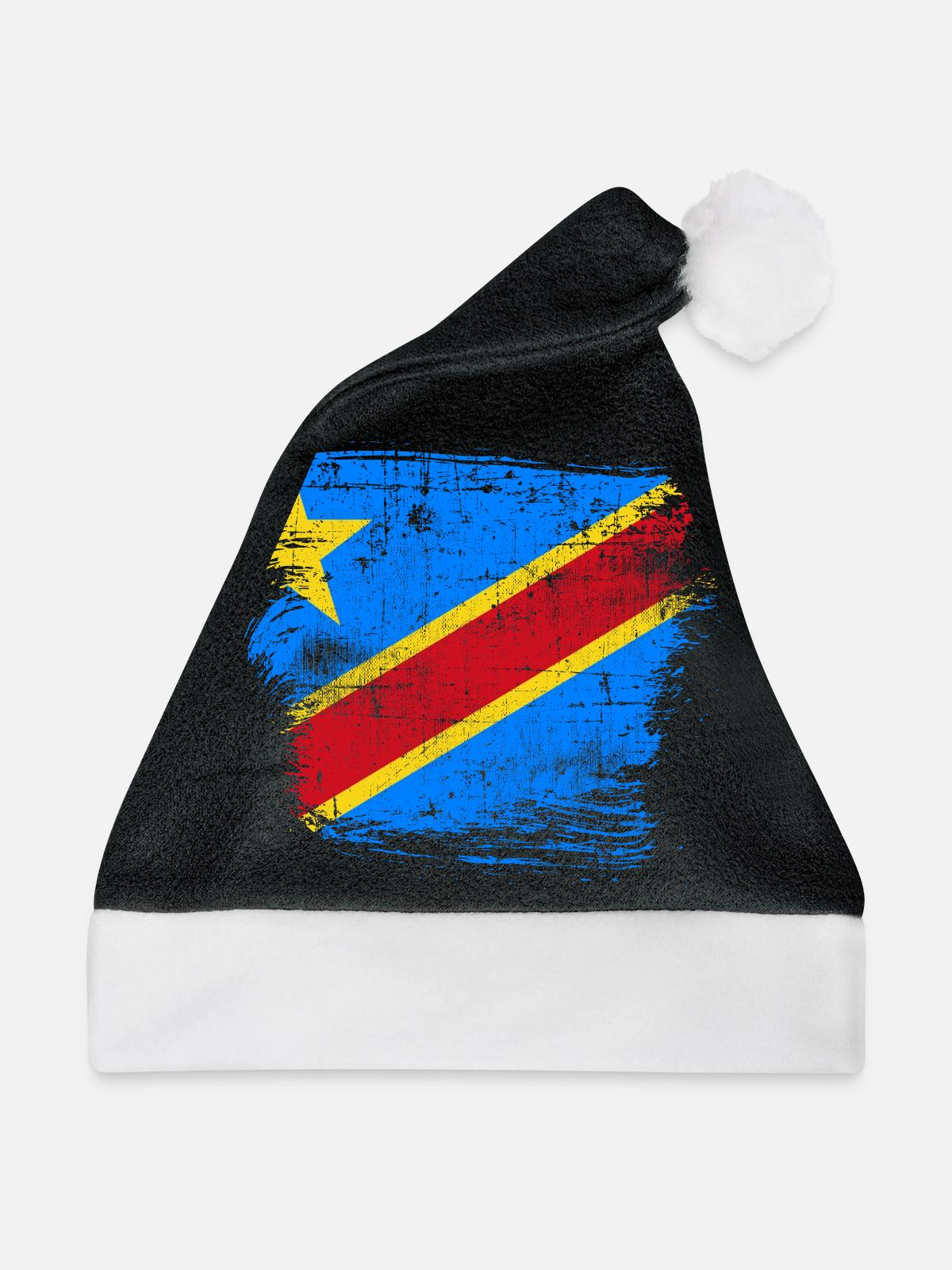 Kongo - Weihnachtsmütze - Schwarz/Weiß - Vorne