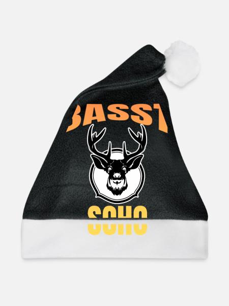 Basst scho! - Weihnachtsmütze - Schwarz/Weiß