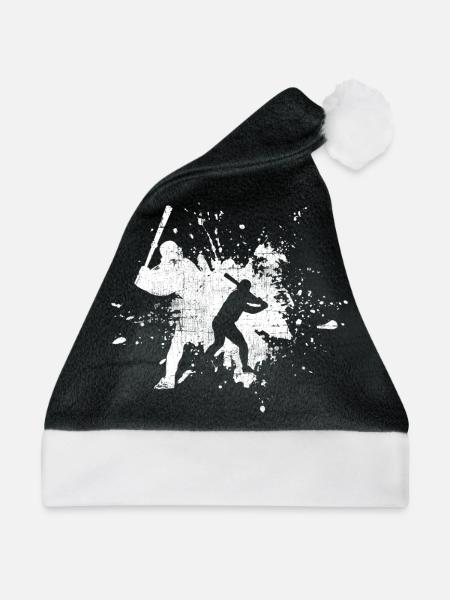 Baseball - Weihnachtsmütze - Schwarz/Weiß