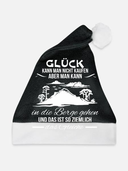Bergsport - Weihnachtsmütze - Schwarz/Weiß - Vorne