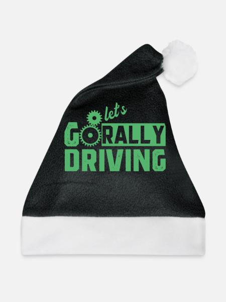 Rallye - Weihnachtsmütze - Schwarz/Weiß - Vorne