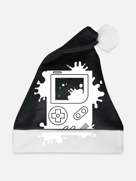 Gaming Konsole - Weihnachtsmütze - Schwarz/Weiß