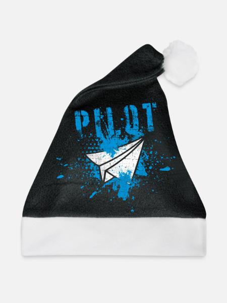 Pilot - Weihnachtsmütze - Schwarz/Weiß