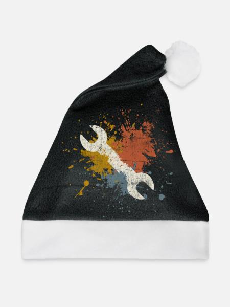 Werkzeug - Weihnachtsmütze - Schwarz/Weiß