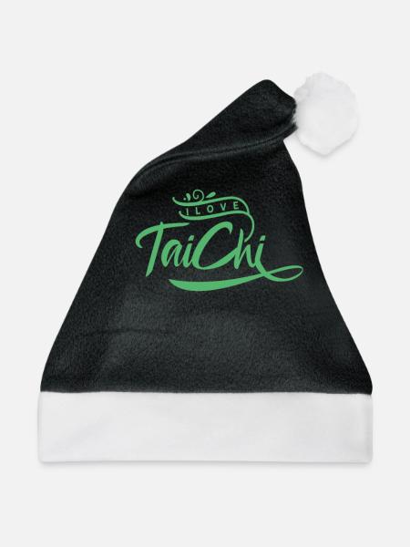 Ich liebe Tai Chi - Weihnachtsmütze - Schwarz/Weiß - Vorne
