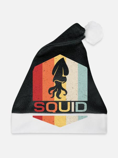 Kraken - Weihnachtsmütze - Schwarz/Weiß