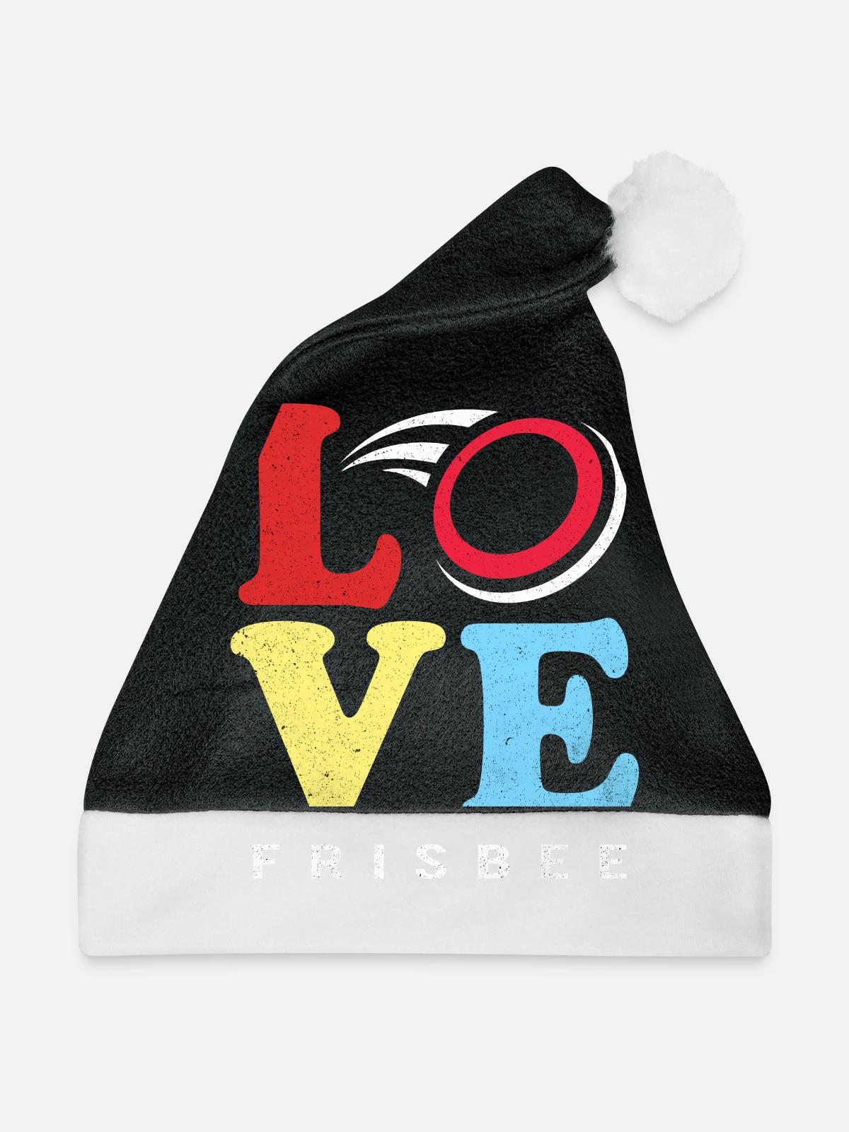 Frisbee - Weihnachtsmütze - Schwarz/Weiß - Vorne