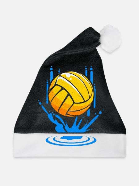 Wasserball - Weihnachtsmütze - Schwarz/Weiß