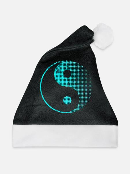 Yin Yang - Weihnachtsmütze - Schwarz/Weiß