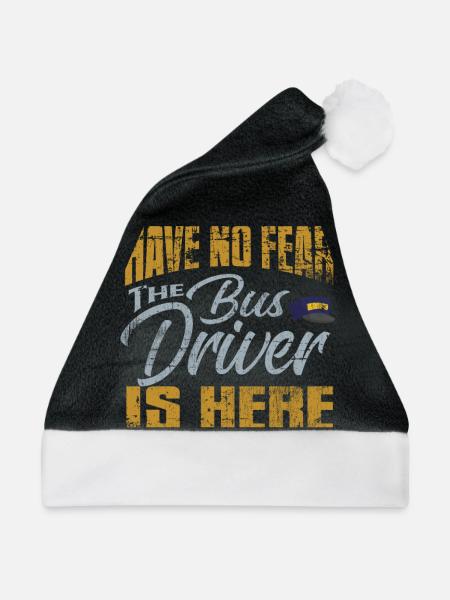 Busfahrer Spruch - Weihnachtsmütze - Schwarz/Weiß