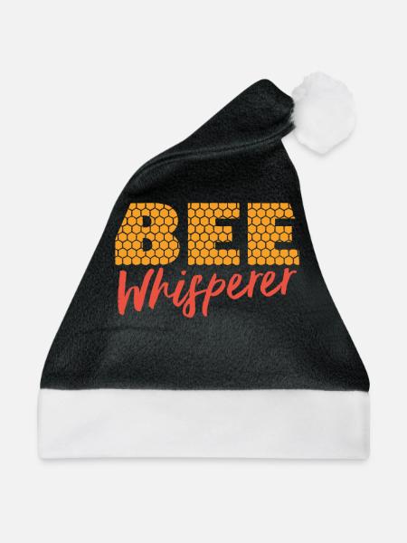 Biene - Weihnachtsmütze - Schwarz/Weiß