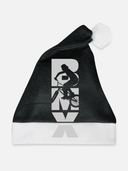 BMX - Weihnachtsmütze - Schwarz/Weiß