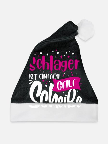 Schlager Konzert - Weihnachtsmütze - Schwarz/Weiß