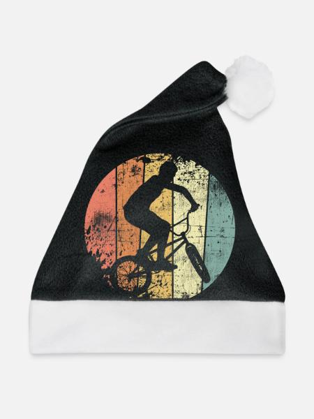 BMX retro - Weihnachtsmütze - Schwarz/Weiß