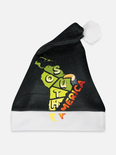 südamerika - Weihnachtsmütze - Schwarz/Weiß - Vorne