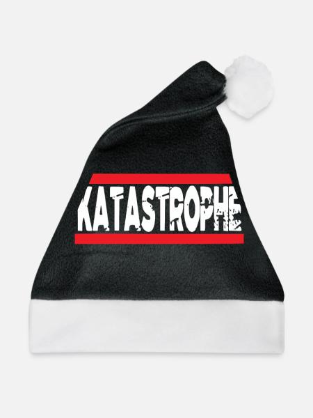 Katastrophe - Weihnachtsmütze - Schwarz/Weiß - Vorne
