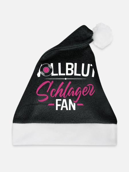 Schlager - Weihnachtsmütze - Schwarz/Weiß