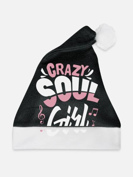 Soul Musik Mädchen - Weihnachtsmütze - Schwarz/Weiß