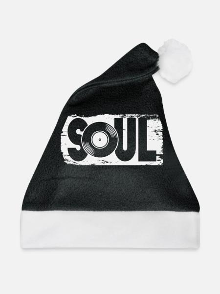 Soul Musik - Weihnachtsmütze - Schwarz/Weiß