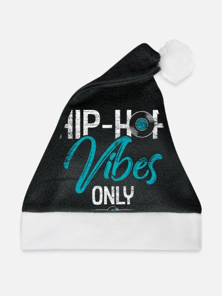 Hip Hop - Weihnachtsmütze - Schwarz/Weiß