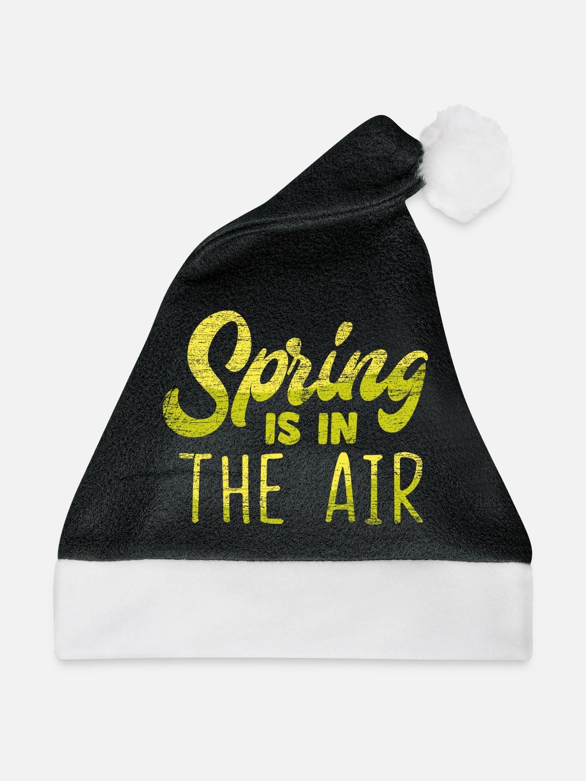 Frühling - Weihnachtsmütze - Schwarz/Weiß - Vorne