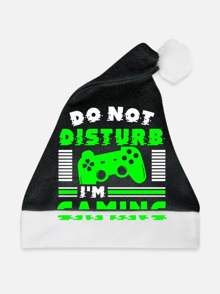 Gaming - Weihnachtsmütze - Schwarz/Weiß
