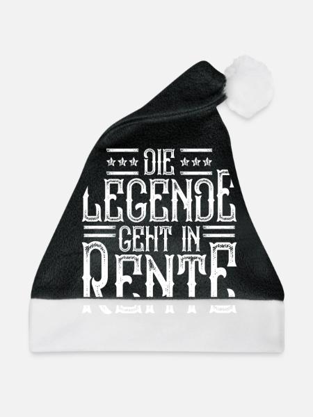 Rente - Weihnachtsmütze - Schwarz/Weiß - Vorne