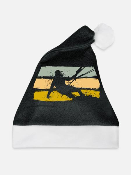 Kiteboard Kiteboarding - Weihnachtsmütze - Schwarz/Weiß