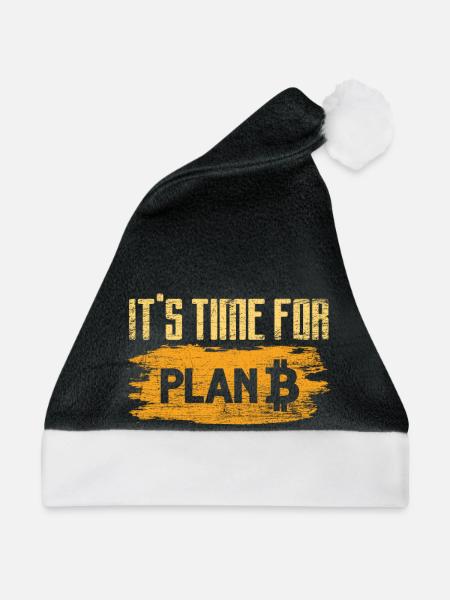Bitcoin - Weihnachtsmütze - Schwarz/Weiß