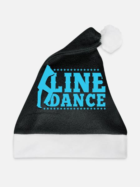 Linedance, Line dancing Linedancer - Weihnachtsmütze - Schwarz/Weiß