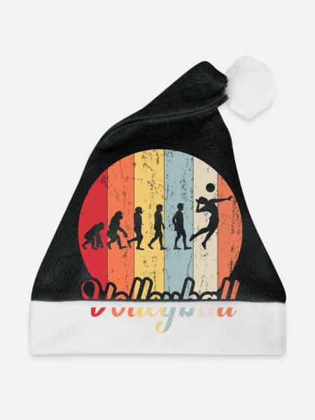 evolution volleyball - Weihnachtsmütze - Schwarz/Weiß