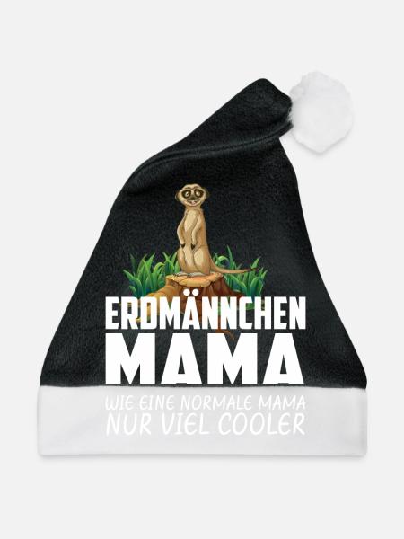 ERDMÄNNCHEN MAMA - Weihnachtsmütze - Schwarz/Weiß