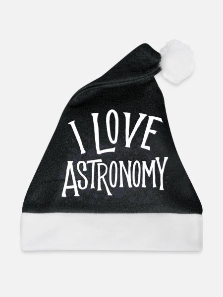 Astronomie - Weihnachtsmütze - Schwarz/Weiß - Vorne