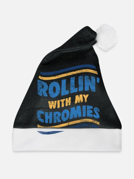 Down Syndrom - Weihnachtsmütze - Schwarz/Weiß - Vorne