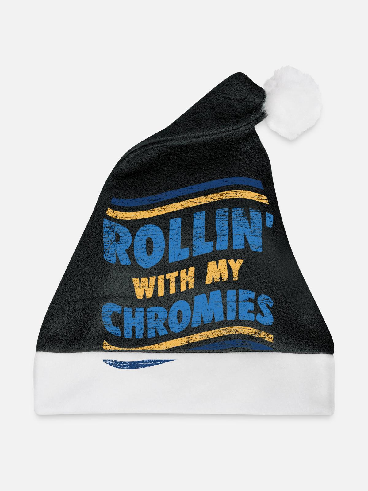 Down Syndrom - Weihnachtsmütze - Schwarz/Weiß - Vorne