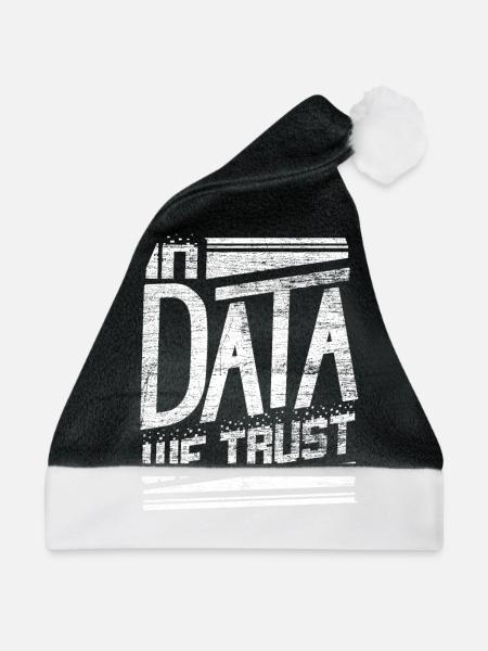 Informatik Nerd Coding - Weihnachtsmütze - Schwarz/Weiß - Vorne