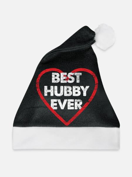 Bester Ehemann - Weihnachtsmütze - Schwarz/Weiß
