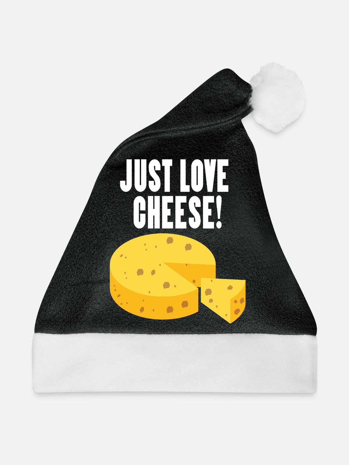 Cheese - Weihnachtsmütze - Schwarz/Weiß - Vorne