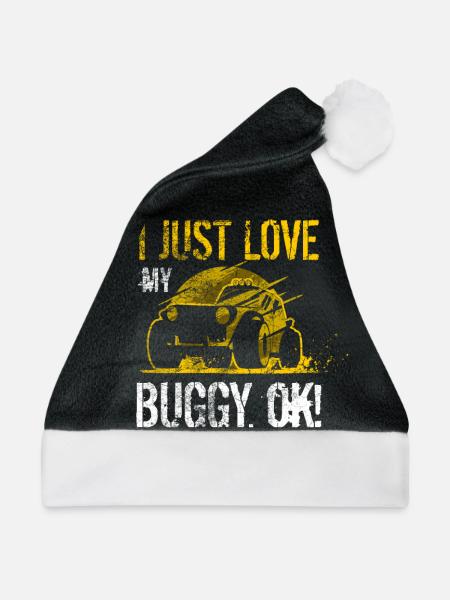 Geländewagen Buggy Off-Road - Weihnachtsmütze - Schwarz/Weiß - Vorne