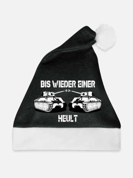 2 Panzer - Weihnachtsmütze - Schwarz/Weiß