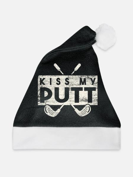 Golf Golfschläger - Weihnachtsmütze - Schwarz/Weiß - Vorne