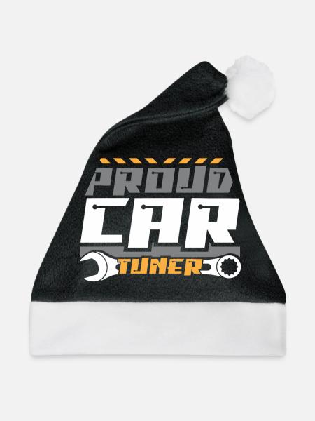 Auto Tuning - Weihnachtsmütze - Schwarz/Weiß